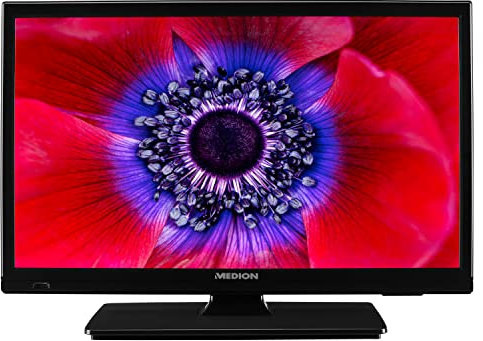 MEDION E11900 (MD 20022) 47 cm (18,5 Zoll) Fernseher (HD Triple Tuner, CI+, 12V KFZ Car-Adapter, Mediaplayer)