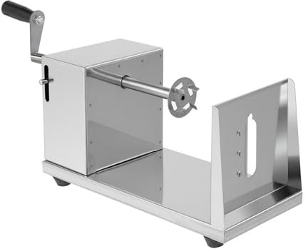 Spiralschneider 3-in-1 Profi-Zubehör mit Edelstahlklingen - Kartoffelschneider für Pommes Spirale, Gemüse & Obst inkl. rutschfester Halterung und Aufbewahrungsbox - Für Küche & Camping