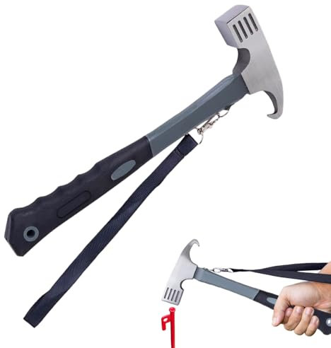 Zelthammer - Schwerlast-Hammer - Multifunktionales Schlaggerät Für Zeltpflöcke Outdoor-Aktivitäten Wanderausrüstung Und Kletterbedarf
