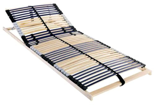 vidaXL Sommier à Lattes Marron 70 x 190 cm Bois de hêtre Massif, Cadre de lit Moderne, Support en hêtre Massif, Base à Lattes élégante, Solide Fondation de Matelas