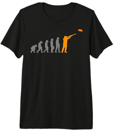 Evolution Clay Skeet Paloma Tiro Arcilla Caza Aves Deportes Camiseta Premium