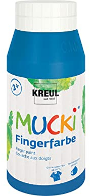 MUCKI Fingerfärg blå 750 ml