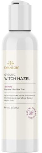 Swanson Natural Organic Witch Hazel Facial Toner 8.5 fl Ounce (250 ml) Liquid