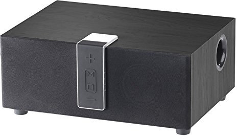 auvisio TV Lautsprecher: WLAN-Multiroom-Lautsprecher mit Subwoofer, BT, Airplay, 80 W, schwarz (Stereo, Aktiv, Bluethooth)
