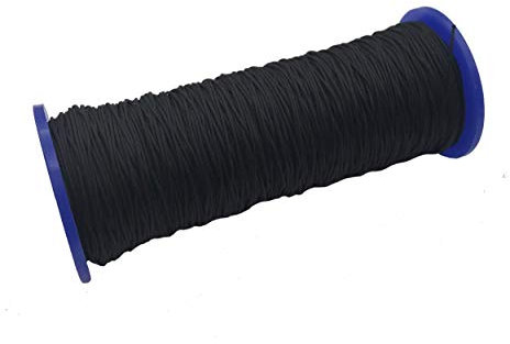 ps FASTFIX 10 Meter Schnur für Plissees 0,8 mm - schwarz - Plisseeschnur - Spannschnur für Plissee