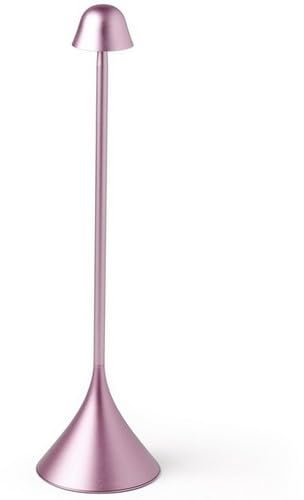 LEXON Steli Design Tischlampe, Berührungsempfindlich & Synchronisierbar, 9 LED-Farben & Einstellbare Helligkeit, Ideal für Nachttisch oder Büro, Kabellos Wiederaufladbar, Innen & Außen - Rosa