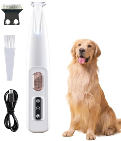 Hundtrimmer för tassar, hundtrimmer för tassar Vattentät LED-skärm för | Grooming Husdjurshårvård Hundar Smådjur