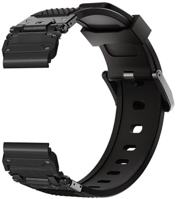 Rugged Armbänder für Garmin TACTIX DELTA Armband, Sportarmband Uhr robustem Premium-Metall Kompatible für Garmin TACTIX DELTA (1)