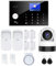 TUGARD Sistema di sicurezza domestica 4G, 13 pezzi sistema di allarme wireless per telecamera di sorveglianza 1080p con sirena di allarme 120 dB compatibile con Alexa Google(G30-4G)