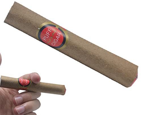 Hongjingda Faux cigares - Simulation Tricky Faux Fumer des Cigares,Faux Cigs avec Un Look réaliste, Accessoire pour Farce, Costume d'halloween, Film ou théâtre