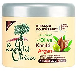 Le Petit Olivier - cure pour cheveux secs et abîmés avec olive, karité et argan