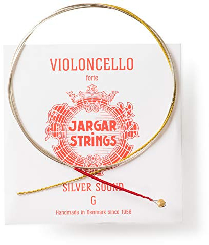 JARGAR Ce-GSM Cello Superior G-Saite, medium (0,98 mm) för cello Röd // röd Forte/tung