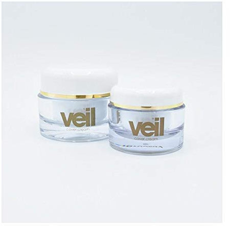 Veil Cover Cream | Traditional UK Camouflage Makeup | 30 Shades of Thick Handmade Concealer to cover your skin concern (10g) (No.3)