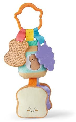 Melissa & Doug PB&J – Juguete multisensorial para bebés, con Pinza para enganchar y para Llevar