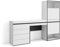 Skraut Home | Schuhregal, Schuhschrank | Schuhaufbewahrung | 187x145x35 cm | Für Schlafzimmer, Zimmer | Kommode mit Schubladen | Schminktisch | Moderner Stil | Weiß