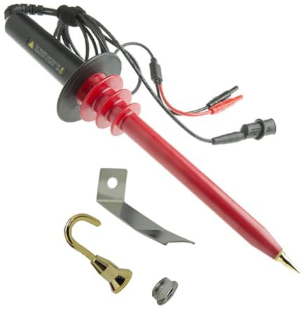 ZYNCUE Sonda ad alta tensione per DMM, 40.000 V DC 28.000 V AC Max, impedenza di ingresso 1000 m, con filo di terra e cavo di uscita