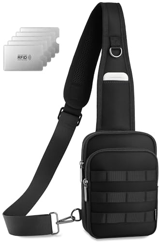 ARVOK Small Sling Bag for Men Women Travel Mens Crossbody Sling Bag