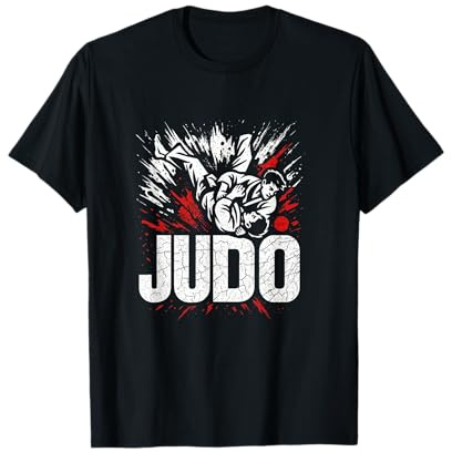 Love Judo Maillot de Sport pour Homme et garçon T-Shirt
