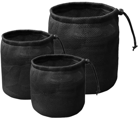 Supporto per borsa per mollette da bucato - Organizzatore per riporre spille in rete per esterni | Accessorio per stendibiancheria per trapunta sospesa drenabile | Cordoncino elastico per chiusura mol