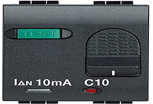 Interruttore differenziale magnetotermico 1P+N 10A L4305/10 Bticino Living International