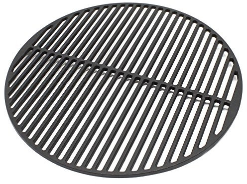 Wiltec Rejilla grill parrilla redonda hierro fundido Ø 54,5 cm asado barbacoa fuego brasas gas leña carbón