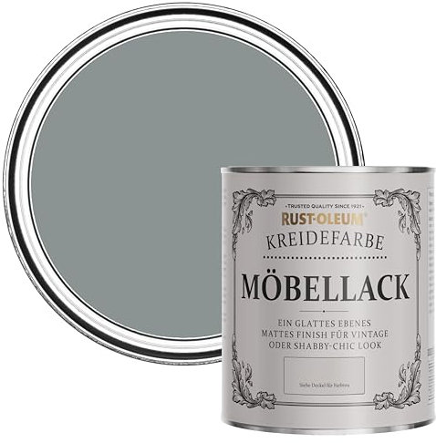Rust-Oleum Grey Upcycled Furniture Paint in Chalky Finish - Slate 750ml