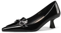 QUEEN HELENA Scarpe Basse Eleganti Décolleté a Punta Chiusa Donna K3412 (Nero, Sistema Taglie Calzature EU, Adulto, Donna, Numero, Media, 39)