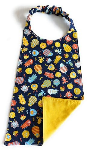 Elastisk barnhandduk, dagis, stor bavo, Material: Polyester, one size