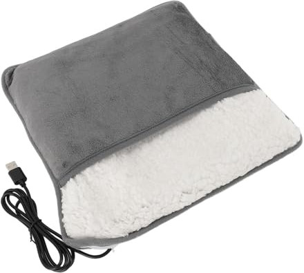 Foot Massager, Heating Pad for Feet with Constant Temperature USB Plug Washable Soft Heated Slippers Portable Feet Warmer Foot Warmers for Feet for Men and Women Foot Heating Pad