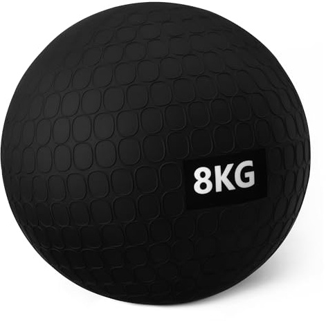Amazon Basics – Slam-Medizinball für Übungen, 8 kg, Schwarz