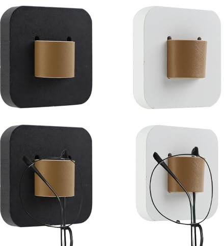 LdawyDE Brillenhalter, 4 Stücke Sonnenbrillen Aufbewahrung Brillenständer Wandmontage Brillenaufbewahrung Brillenhalter Wand Kein Bohren Aufhängen der Brillen Display