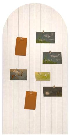 Faltbare kork pinnwand 120x60cm, 0.9cm dicke Filzfliesen, Pinnwand Kinderzimmer mit Klebstoff Klettverschluss, Dekorationsbrett für Bilder Notizen,Ränder Wandpaneele für Wohnzimmer im Büro - Beige