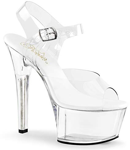 Pleaser ASPIRE-608 Clr/Clr UK 5 (EU 38)