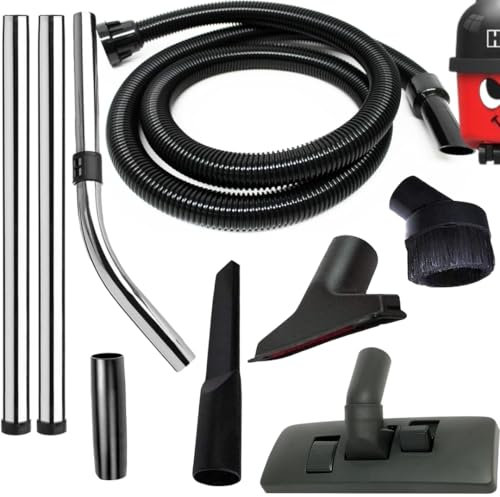 FIND A SPARE Full Took Kit For Numatic Henry Complete Wet & Dry 2.5m Hoover Hose, Rods, Floor & Mini Tool Kit Spare Parts for Vacuum Cleaner