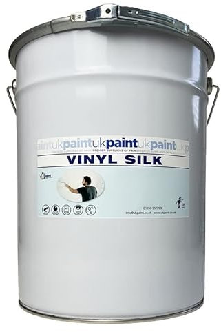 UK PAINT - Vinyl Silk Emulsion Paint - 5L - Cream