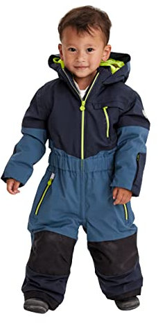 Killtec Jungen Skioverall/ Schneeanzug mit Kapuze - KW 89 MNS ONPC, sturmblau, 122/128, 37241-000