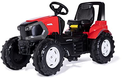 Rolly Toys Trettraktor/Tretfahrzeug rollyFarmtrac Premium Lintrac (für Kinder von ca. 3-8 Jahren, mit Überrollbügel und Flüsterlaufreifen) 720071