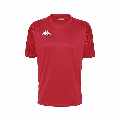 Kappa T-Shirt DAVERNO, Maillot de Football, Rouge, L, Homme
