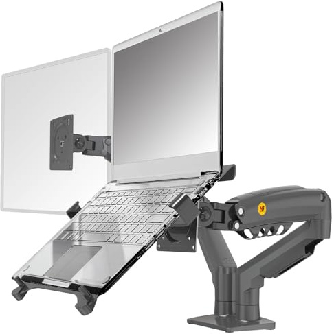 NB North Bayou Supporto per Monitor, Supporto 17-32'' Schermo del computer o Laptop 13-17'', Carico Massimo 9 KG, VESA 75/100 mm