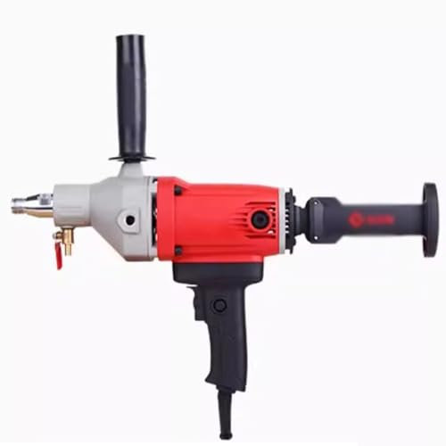 KHZKHC Carotatore Elettrico, Carotatrice Diamantata, velocità Vuoto 1400W 2000 Giri/min, Struttura Doppio Isolamento, Supporto Spalla Posteriore Retrattile, per Apertura Piastr