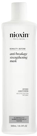 Nioxin Density Defend Anti-Breakage Strengthening Hair Mask - Feuchtigkeitsspendende Haarmaske gegen Haarbruch, Leave In Haarpflege mit Vitamin C (500 ml)