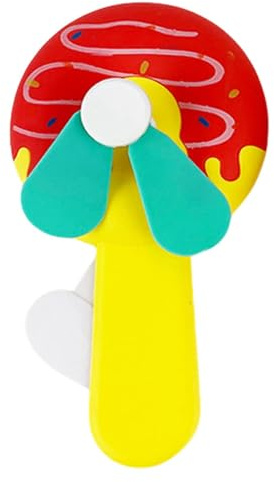 Ventilatore di raffreddamento alimentato a mano, giocattolo ventilatore alimentato a mano,Summer favorisce la stampa manuale dei fan personali - Ventilatore portatile