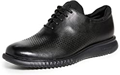 Cole Haan Men's 2.Zerogrand Laser Wingtip Oxford, Black Leather, 7 UK