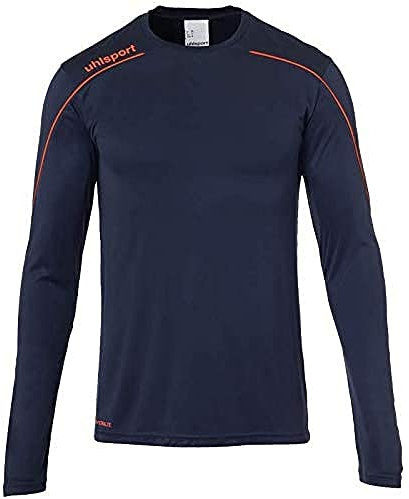 uhlsport Kinder Stream 22 Langarm Trikot, Marine/Fluo rot, 164