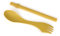 Light My Fire Campingbesteck – Reisebesteck – Campingutensilien 2-in-1 wiederverwendbarer Strohhalm & Camping-Göffel – Göffel & Strohhalm BPA-frei – Campingessen Utensil für Lunchbox