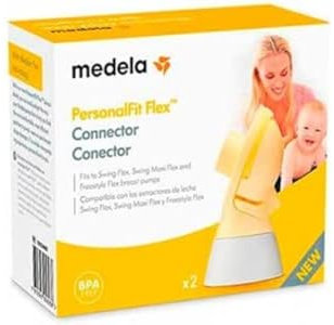 Medela Flex Connector für PersonalFit Flex Brusthauben - Zubehör für Milchpumpe Swing Flex und Swing Maxi Flex (Spanische Version)