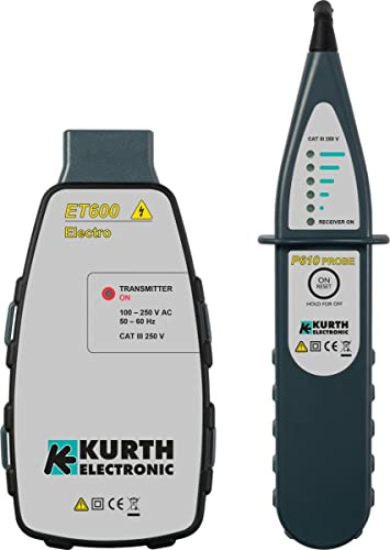 Kurth KE601 Telco - Leitungssucher Set für spannungsf. LTG.