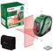 Bosch Kreuzlinienlaser UniversalLevel 2 (Laserkreuz inkl. integrierter Lotpunkte für präzises Ausrichten und einfache Übertragung von Referenzen, im Karton)