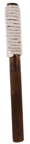Wood Torch for Halloween, Handheld Oil Torch with Wooden Handle