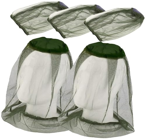 Vaguelly 5 Pezzi Cappello Multifunzionale per e Apicoltura Leggero e Traspirante Protezione Completa per Attività All Aperto per Viaggi e Outdoor